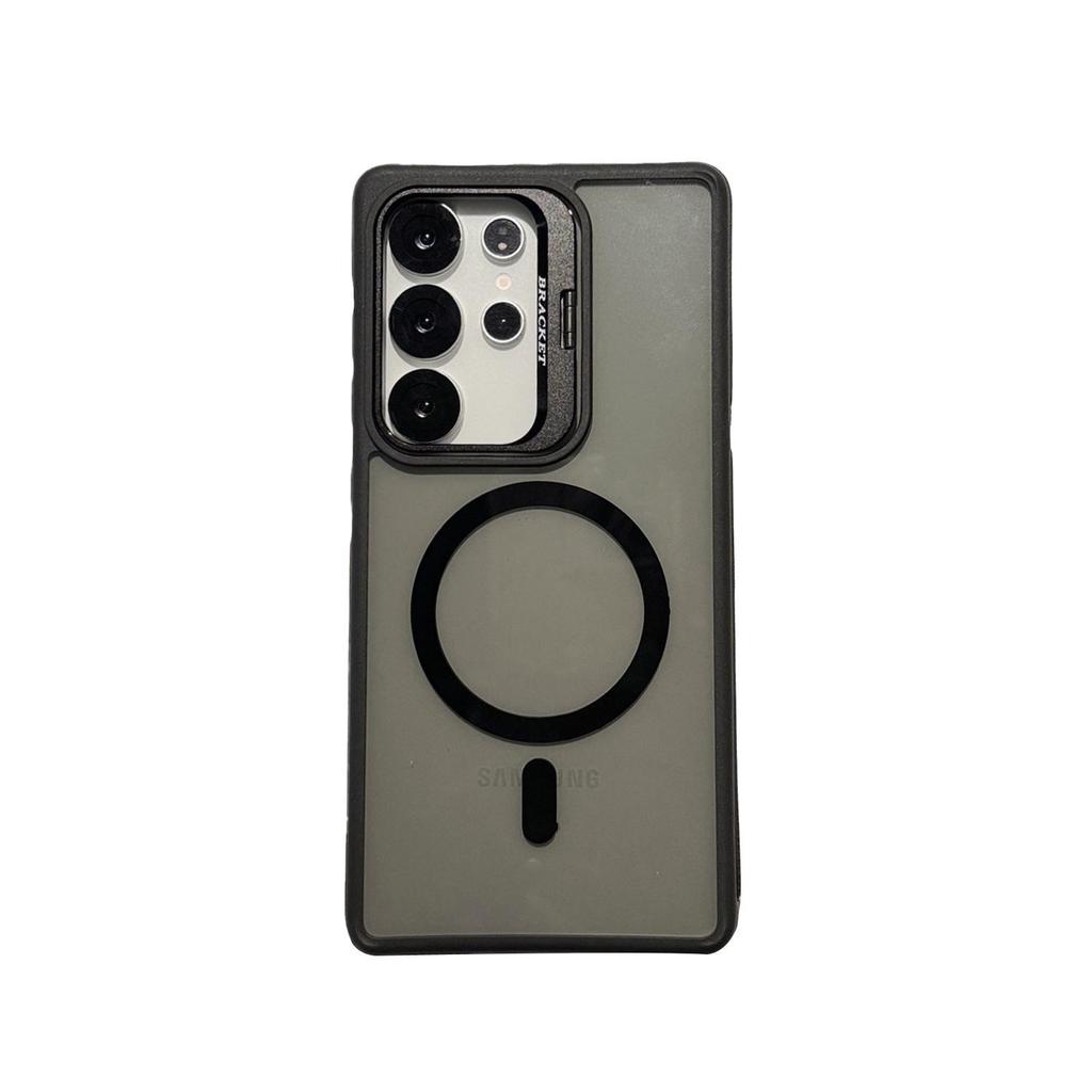 Samsung S25 Ultra Linsenhalter Magnetische Handyhülle - S22/S24 Sturzsicher, Zweifarbig