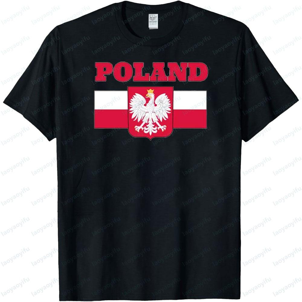 Poland Eagle Printed Tshirt Polish Emblem Graphic TShirt Polish Pride Unisex Women Daily Life Clothing Patriotic Unisex Tee Tops