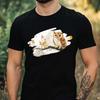 T-Shirt Herren Wunderliche Eule Motiv Baumwolle Größe XS Bis 5XL