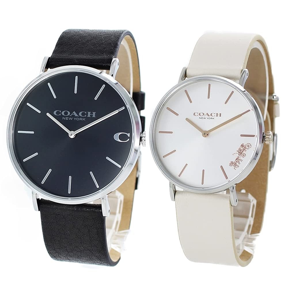 

Коробка для зберігання парних годинників COACH Charles Perry Black Cream Leather 1460214914503117 Годинник [Coach] Чоловічі Жіночі [Елемент]