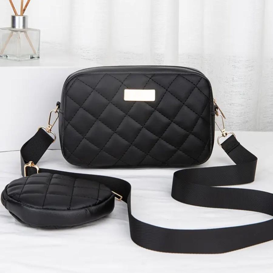 2025 Luxury Women's Two-Piece Crossbody Bag Set - Chic, Simple, and Portable for Everyday Elegance