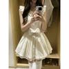 Beautiful Film Small Clothes French Sweet Age Reduction Apricot College Style Travel Doll Collar Dress Female Princess Dress Summer