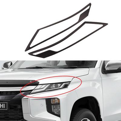 2019 L200/TRITON-ABS Siyah Farlar Kapağı Çerçeve Dekorasyonu