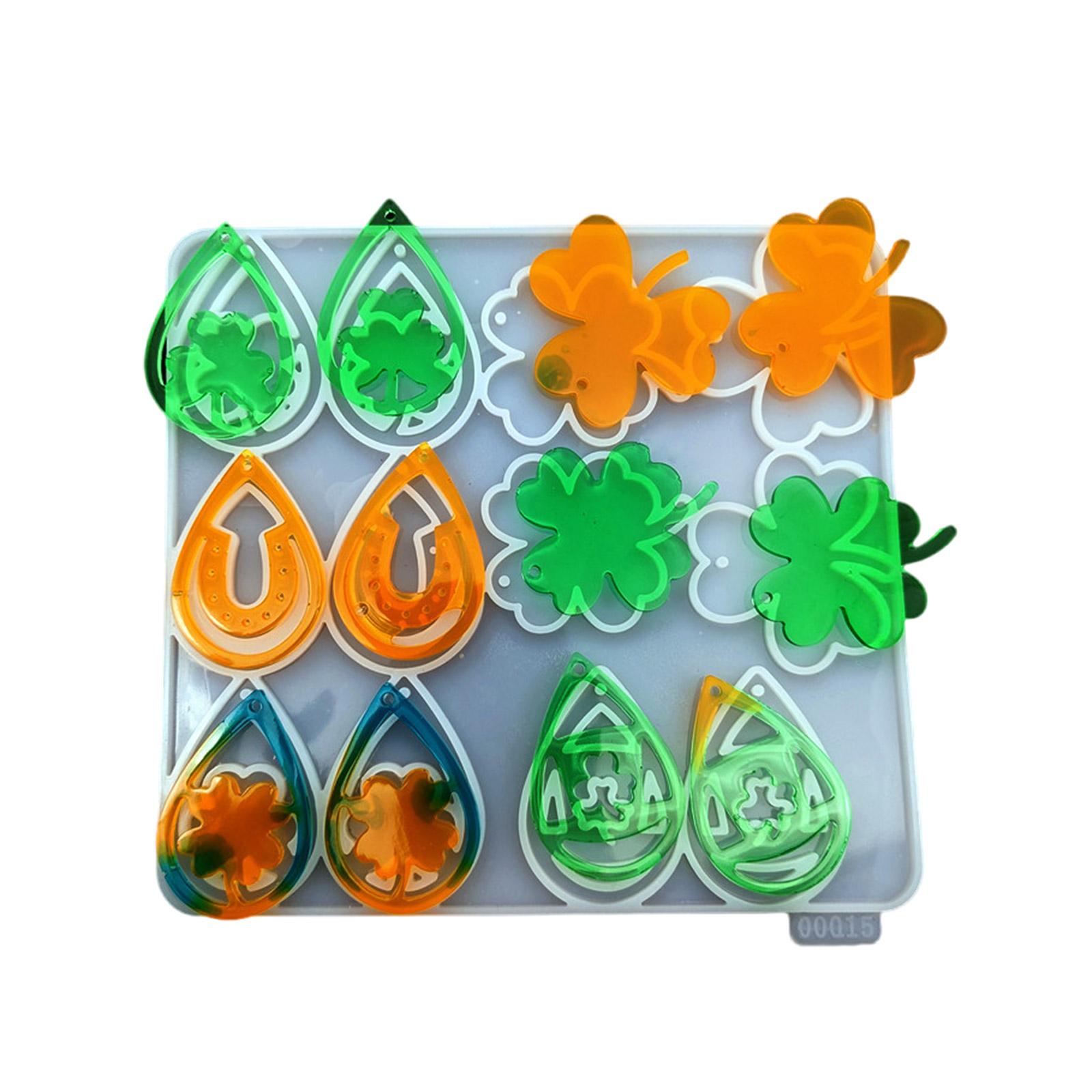 

Серьги из эпоксидной смолы, форма для сережек-капель, форма для пирсинга, подвески для ушей, силиконовые формы для любителей рукоделия