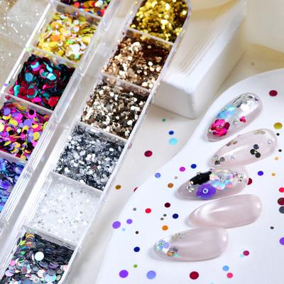 Nail art – Lucido e glitter per nail art