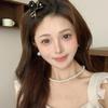 Crystal Half-Up Hair Clip Exquisite Rhinestone Side Hair Clip Shark Clip For Women