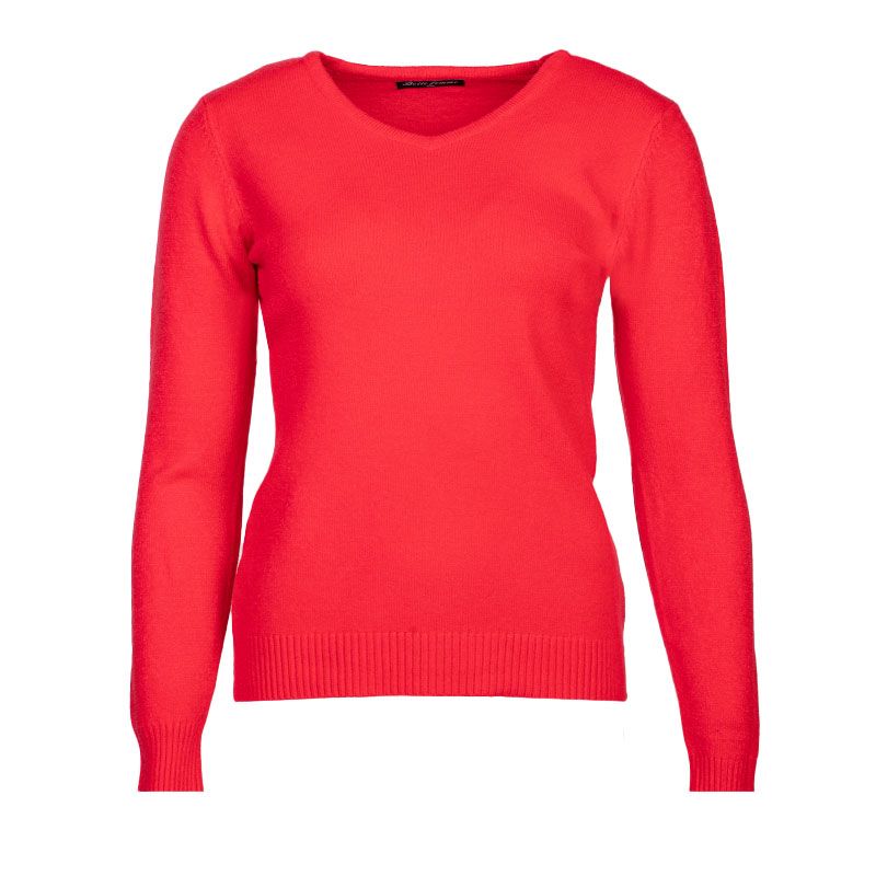 Pull col v laine et cachemire Femme BELLE FEMME