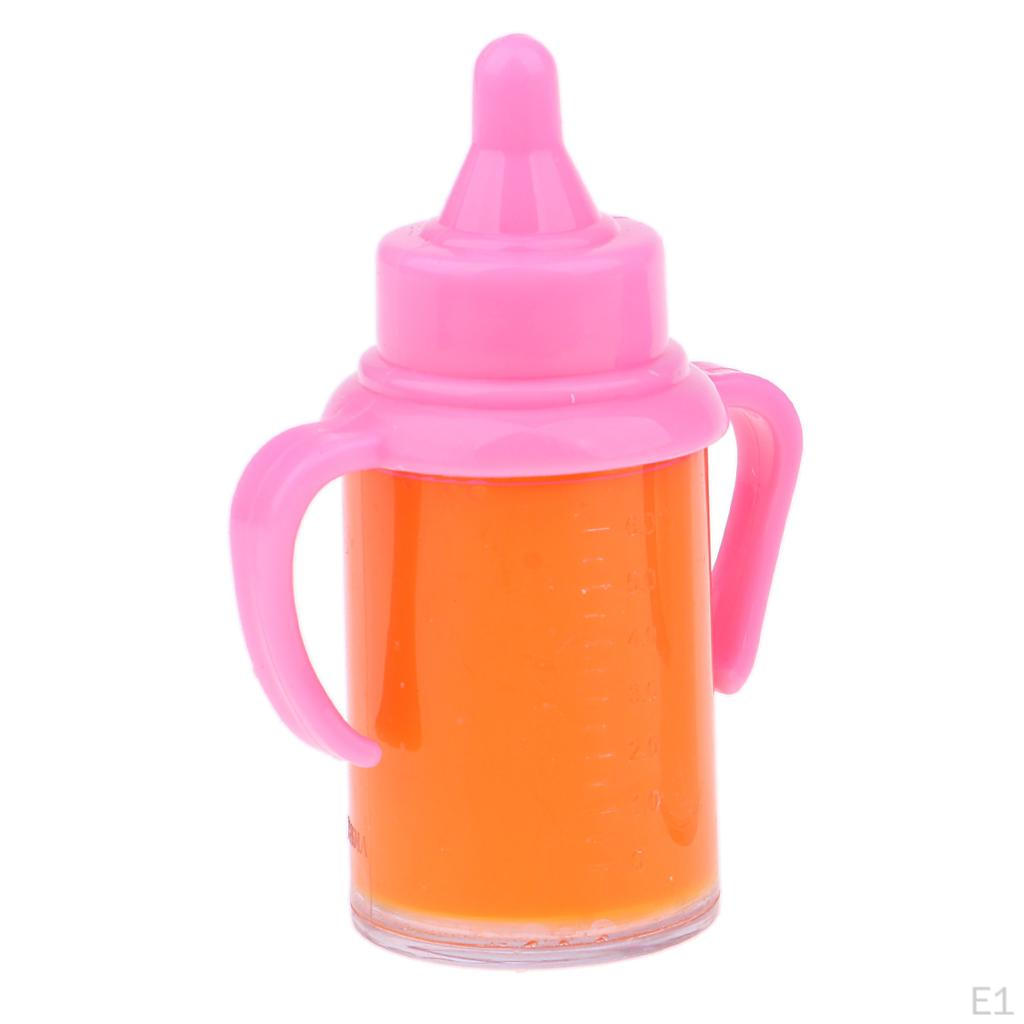 Feeding Milk Juice Bottles Liquid Disappearing W/Two Handles for