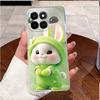 For Honor X6c Case NIC-LX2 Clear Luxury Cute Love Rabbit Funny TPU Soft Silicone Phone Case Honor X6c Back Cover NIC-LX1 NIC-LX3