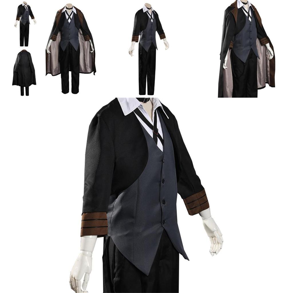 Bungo Stray Dogs Nakahara Chuuya Kostium Cosplay Wykwintny Retro Strój Detektywa