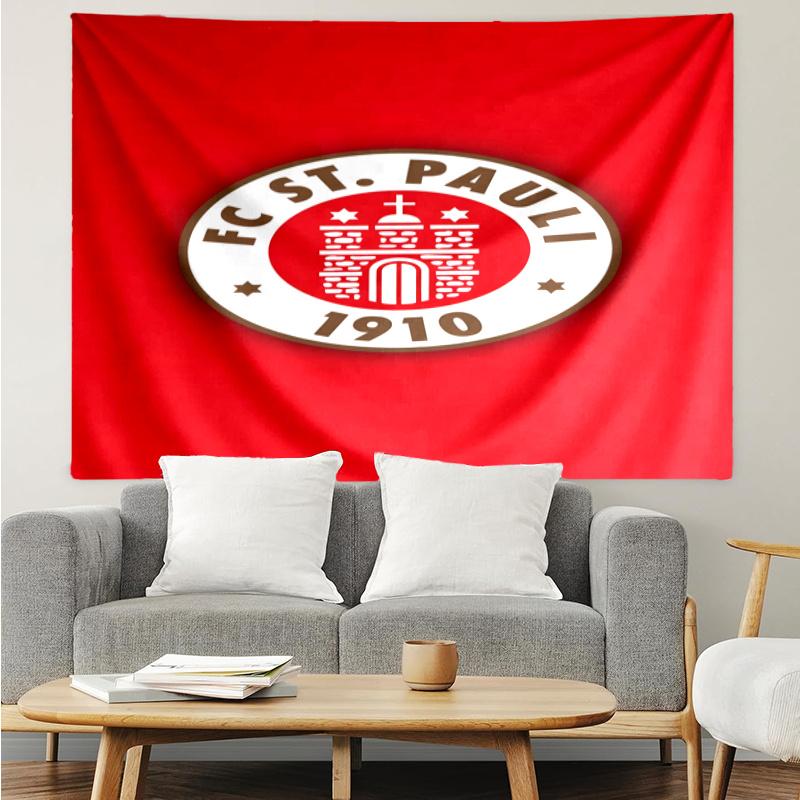 St. Pauli Tapestry, Wall Hanging Tapestry, Pattern Tapestry for Dorm Bedroom Living Room Wall Art Photography Backdrop