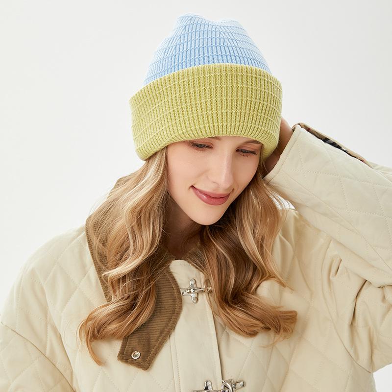 Autumn and Winter Windproof Ski Mask for Men and Women Warm Cycling Hood Neck Guard Cold Hat  Dual Purpose Knitted Hat