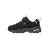 Kids Lightweight Comfortable Non-Slip Low-Top Casual Shoes Kids Sneaker Black Silver 405306L-BKSL