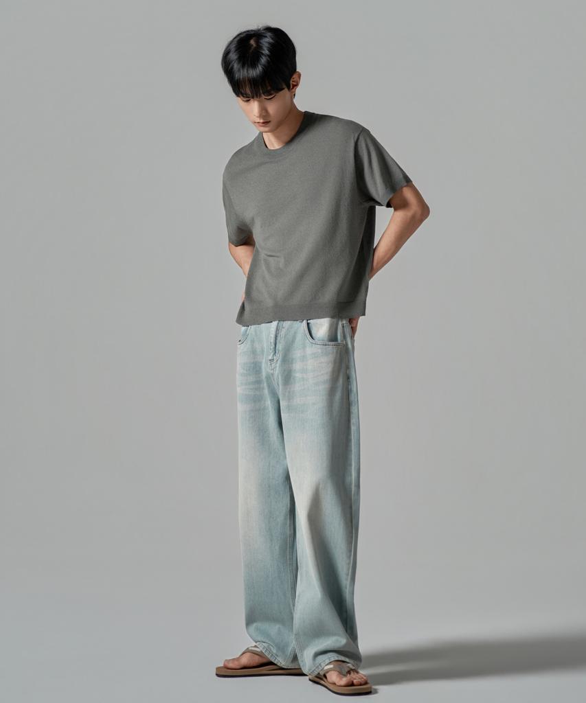 WAAR M280 Linen-Like Denim Pants (3 Colors)
