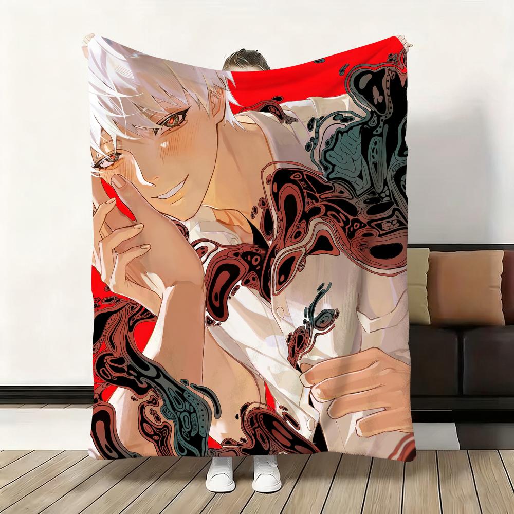 The Summer Hikaru Died Throw Soft Flannel Blanket Warm Knee Skin-Friendly Throw for Sofa Office Bed Traveling Winter Oversize