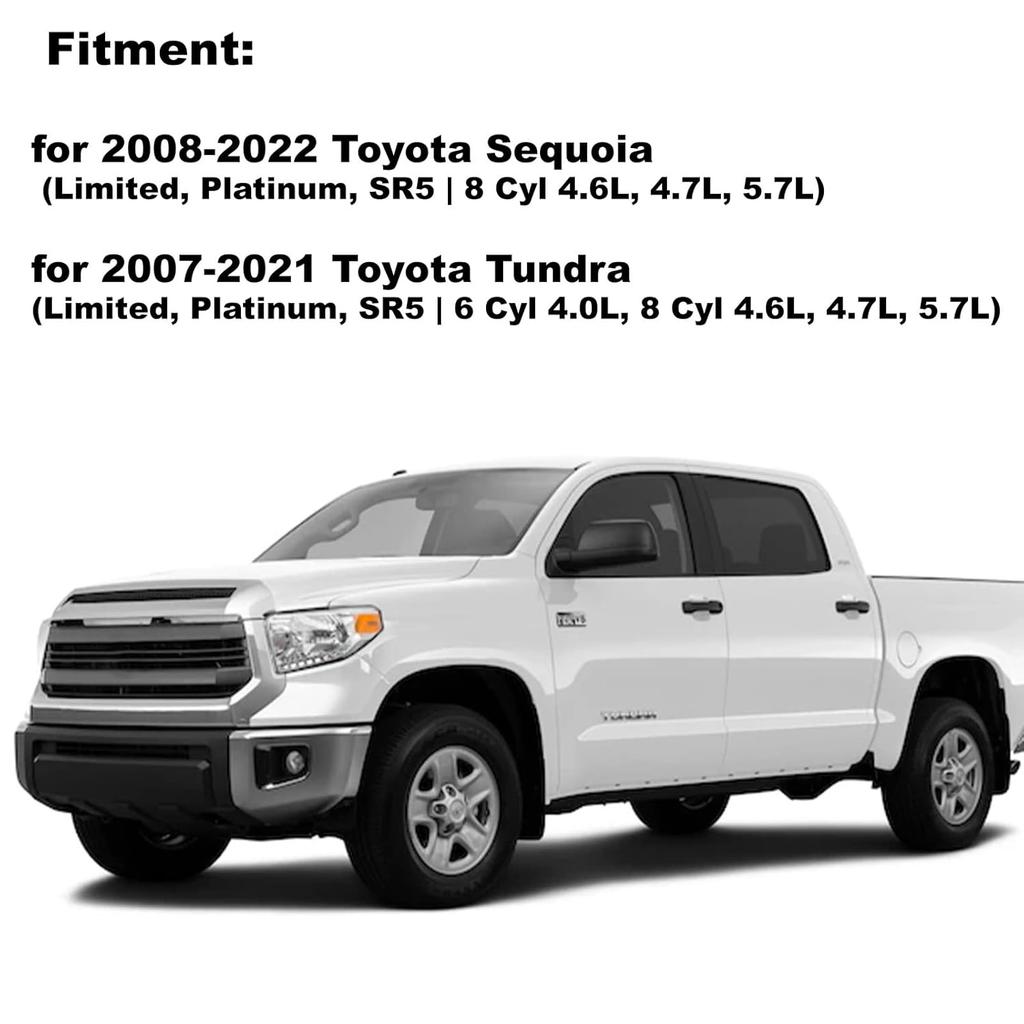 Shock Absorber Bolt, Strut Mount Bolt With Nut For Toyota 2008- Sequoia & 2007- Tundra