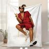 Cantante Bruno Mars Album The Romantic Throw Coperta Plaid in Flanella per Bambini Morbida Calda Antistatica Lavabile per Tutte le Stagioni