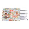 8pcs Crochet Hook Set Printing Aluminum Handcraft   Colorful Crochet Hook Ergonomic Knitting Hook for Knitters for Sewing