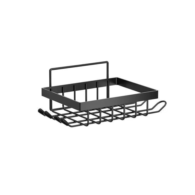 Iron Soap Rack, Punch-Free Soap Box, Bathroom Storage Organizer With Shaver Holder & Shower Hook For Space Saving