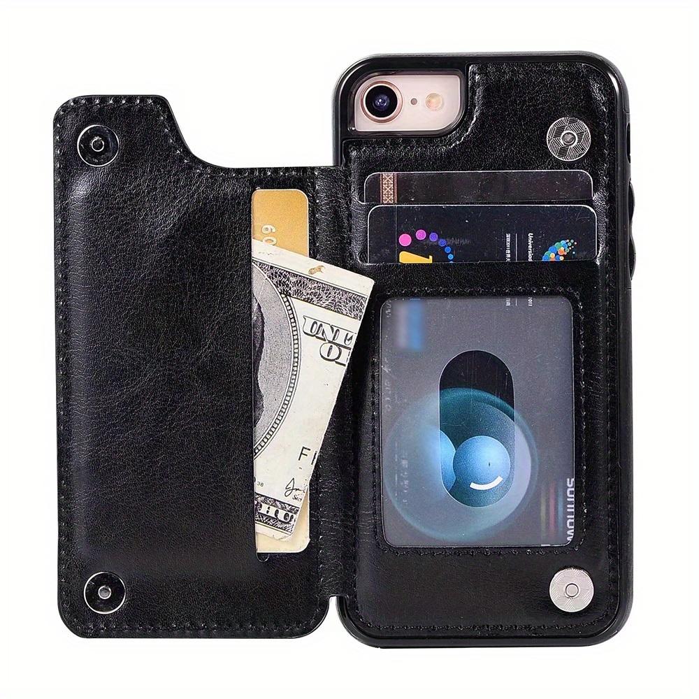 Leather Wallet Case For IPhone 14/13/12/11/Pro Max/Mini/XR/X/XS Max/8/7/6S/6 Plus/SE2/SE3/2022/2020 - Card Holder & Flip Back Cover