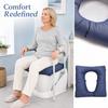 Toilet Cushion for Commode Chair, Leather Thick Pad for Adults and Elderly, Bathroom Accessory