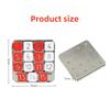 Classic Metal Number Sliding Puzzle Brain Teaser Toy Kids Educational Jigsaw Game Stress Relief Kindergarten School Gift