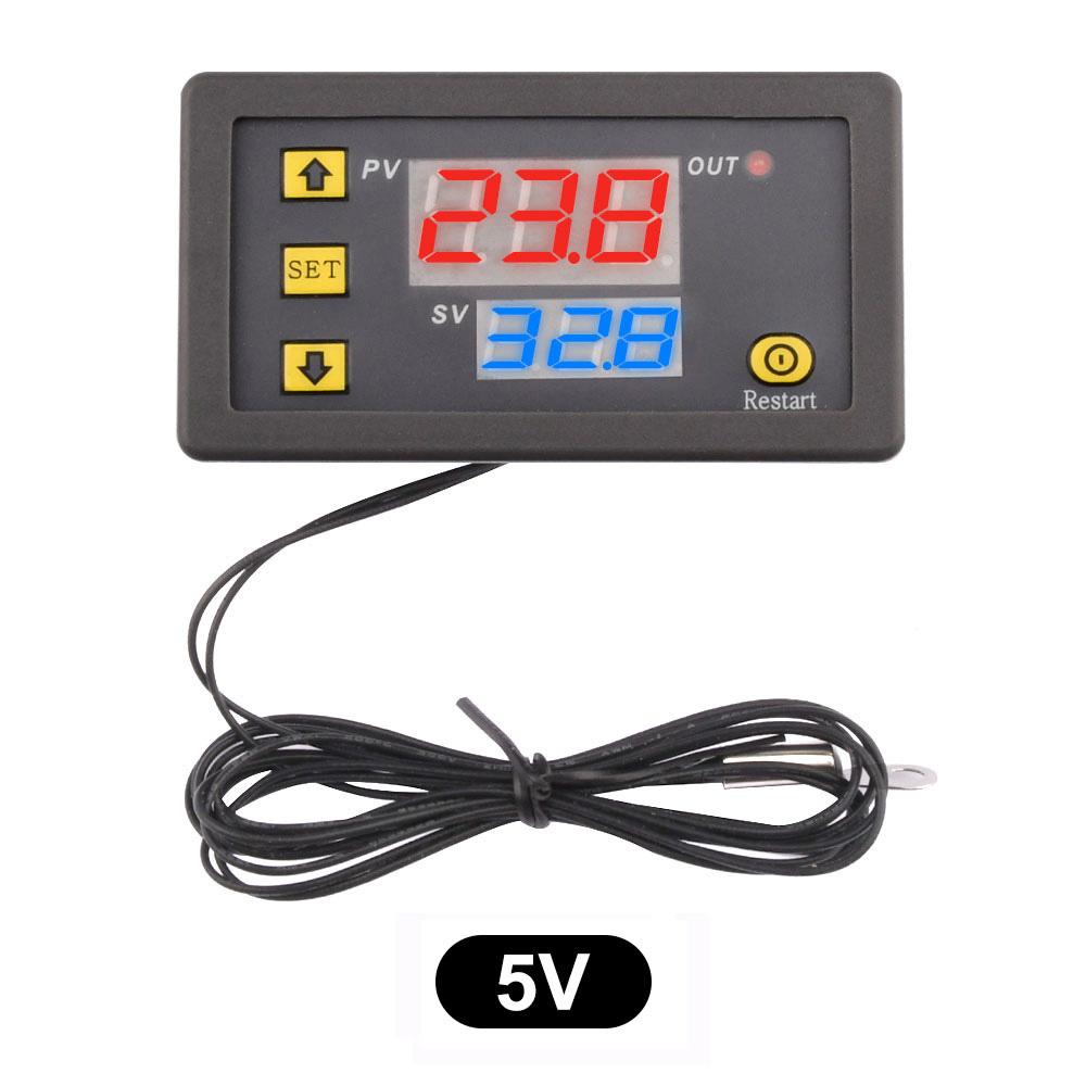 DC 5V/12V/24V Thermostat Digital Temperature Controller Regulator Thermoregulator Incubator NTC Sensor Switch Module