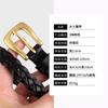 Genuine Leather Hand-Woven Women'S Leather Copper Buckle Without Punching Pin Buckle Decoration With Jeans Belt