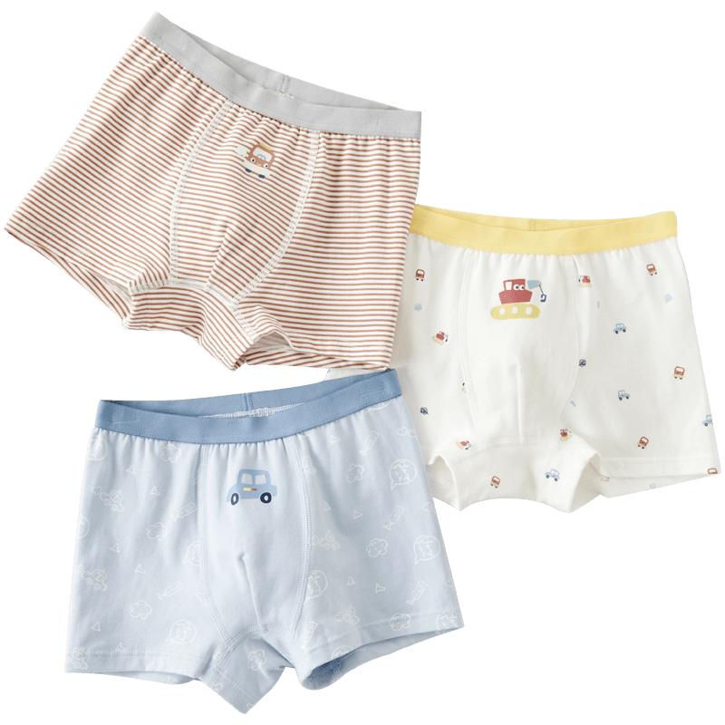 Dave & Bella Boys' Cartoon Boxer Briefs 3-Pack