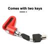 Bike Brake Lock,Bike Wheel Lock,Motorcycle Lock Metal Wheel Disc Brake Padlock Scooter Wheel Lock