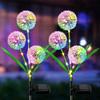 Garden Solar Powered Light Dandelion Flower Solar Stake Lights Outdoor IP65 Waterproof for Pathway Lawn Yard Decorations Light