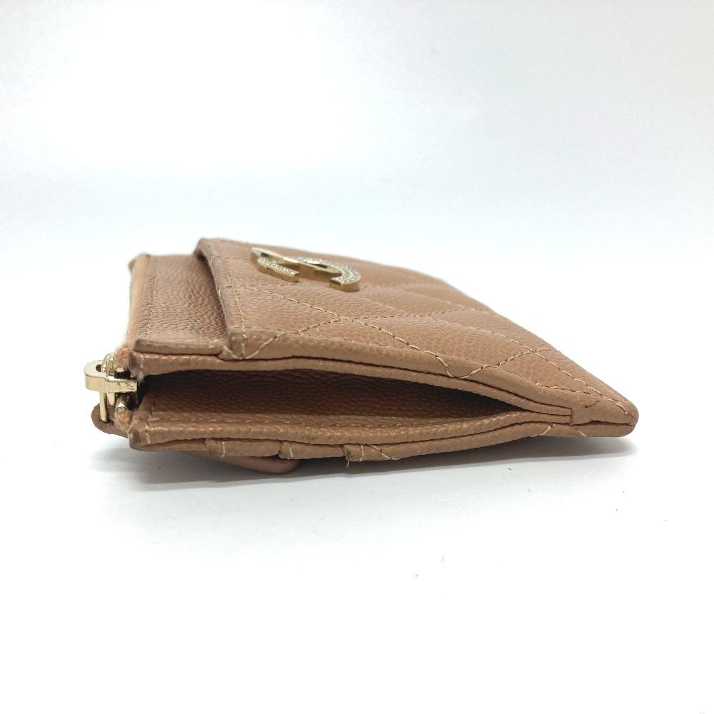 Chanel CC Mark Matelasse Compact Wallet Bi-fold Folded Wallet Caviar Leather
