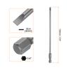 1/2/5pcs SL2.5 SL3 SL4 SL5 SL6 Magnetic SLotted Screwdriver Bits S2 Steel Flat Head Screwdriver Bit 1/4" Hex Shank Screw Driver