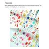 Resin Bookmarks Handmade Transparent Dried Flower Student Stationery School Supplies Ruler Bookmark for Women Adults Kids