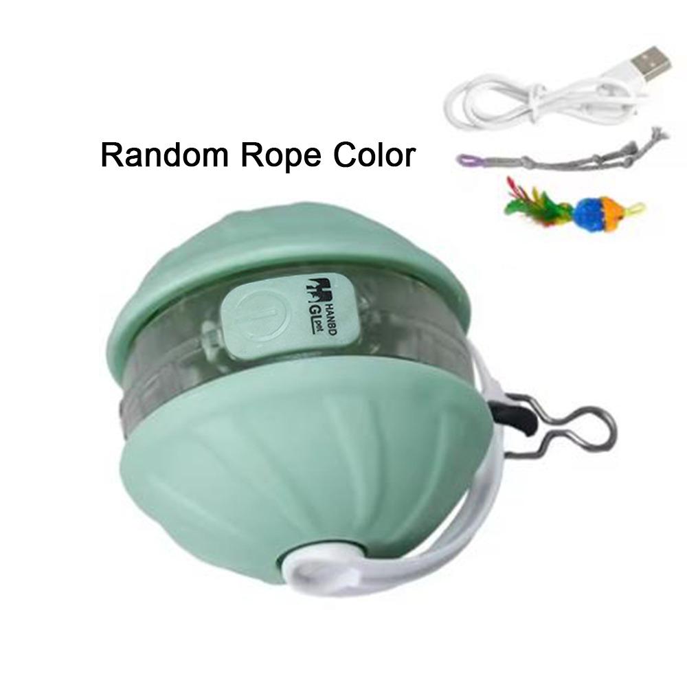 USB Rechargeable Infrared Automatic Rolling Ball Detachable Cord Automatic Teasing Cat Toys  Indoor