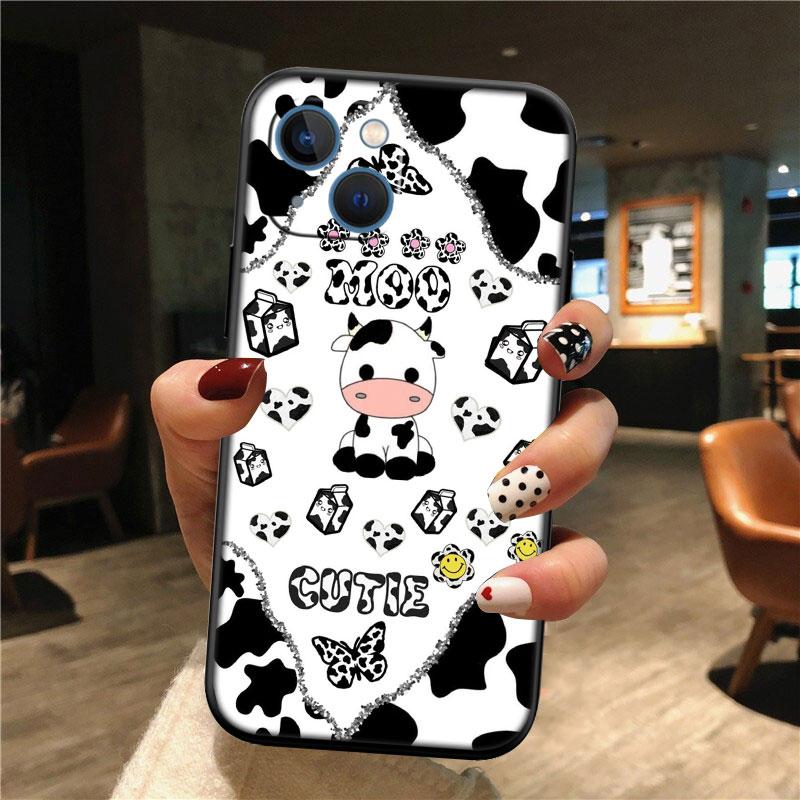 

IK20 Cartoon Art Cow New High-End Shell Phone Case for OPPO A3 Pro A72 A74 A76 A77 A77S A78 A79 A94 A95 A18 A40M A58 OPPO A18