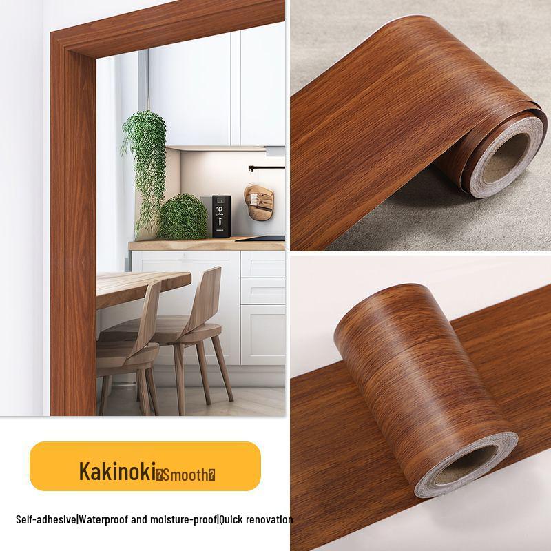 Self-Adhesive Wood Grain Door Frame Repair Trim Strip