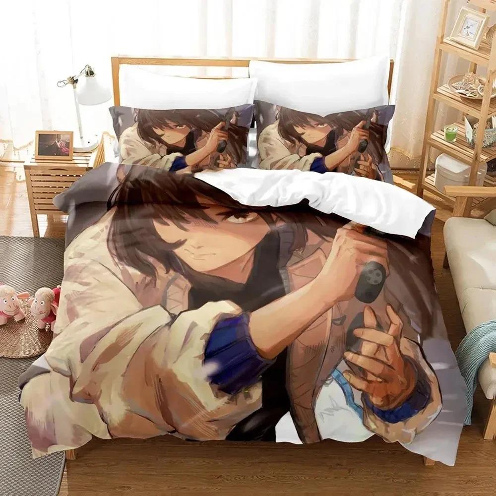 Anime Heavenly Delusion Bedding Set Duvet Cover Bed Set Quilt Cover Pillowcase Comforter King Queen Size Boy Adult Bedding Set