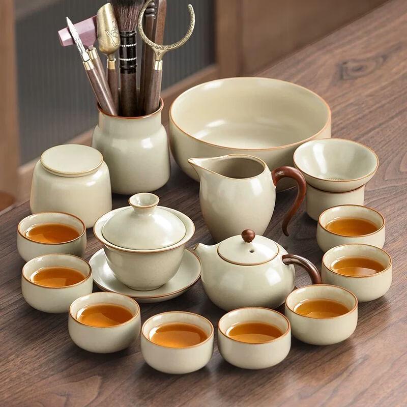 Anmu Ru Kiln Chinese Gongfu Tea Set