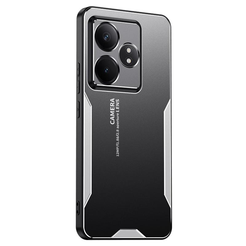 For Realme GT Neo6 SE 5G Case Aluminum Alloy+PC+TPU Anti-drop Mobile Phone Cover