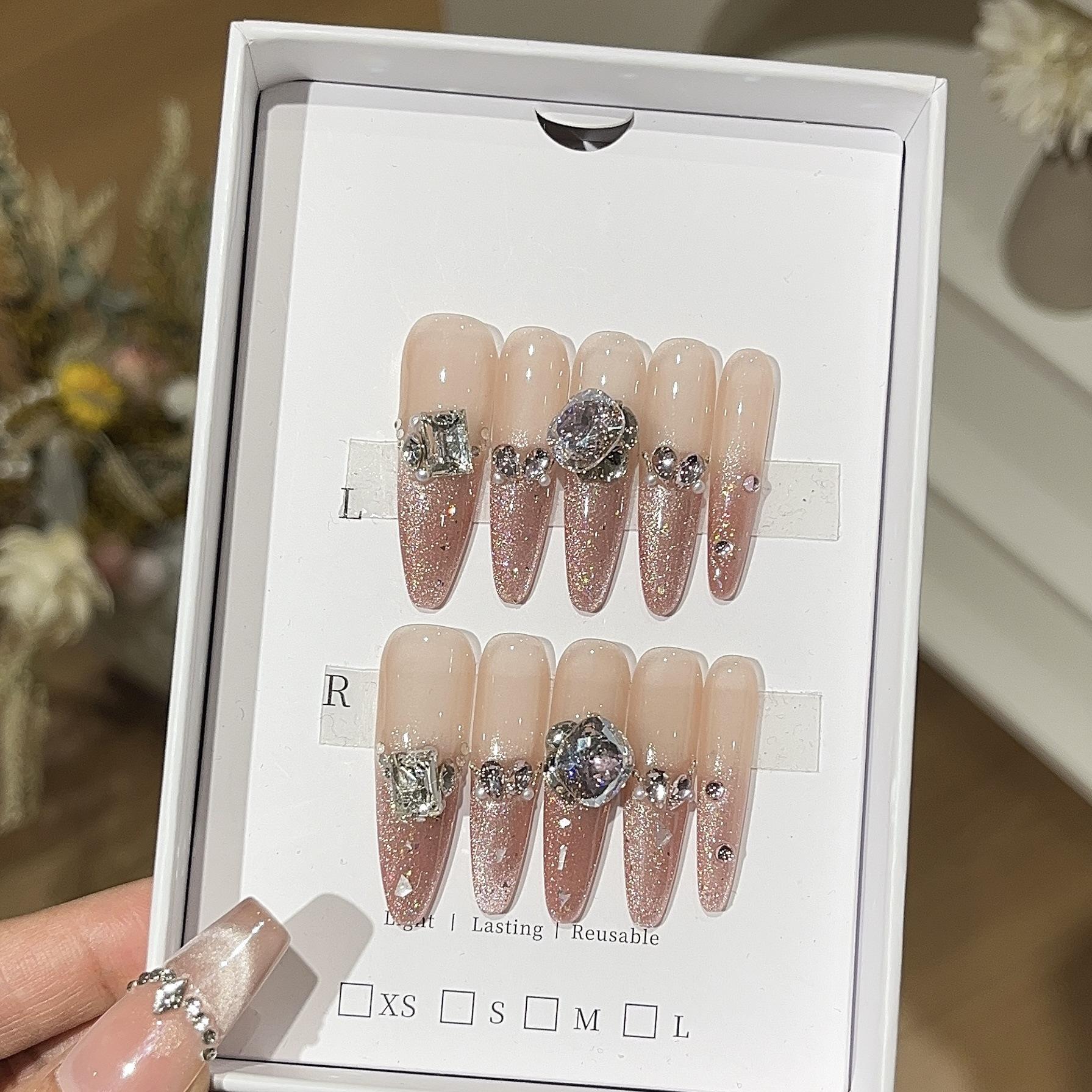 

Взрывная высококачественная броня Shattered Diamond Side Light Cat Eye Shell Mica Sequin K9 Wearable Armor L