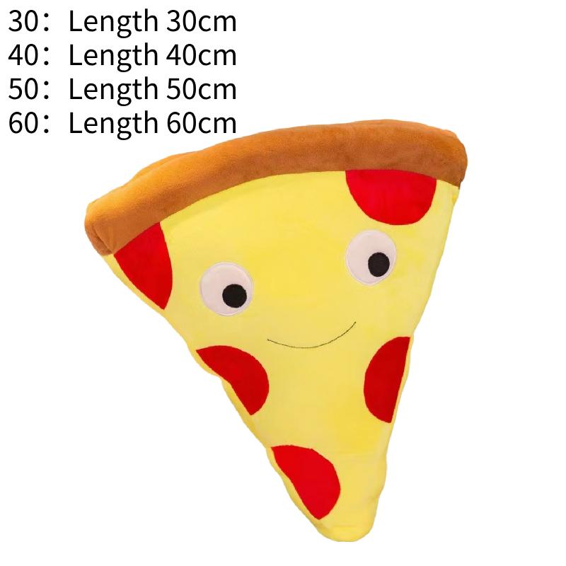 

Burger Pizza Fries Plush Toy Stuffed Doll Food Pillow For Bedtime Pp Cotton Pizza,30cm/11.81in