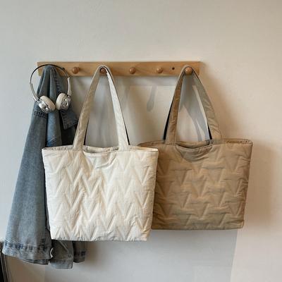Borsa a tracolla singola sotto il braccio di grande capacità, semplice, con un senso del design unico, per il pendolarismo, borsa tote