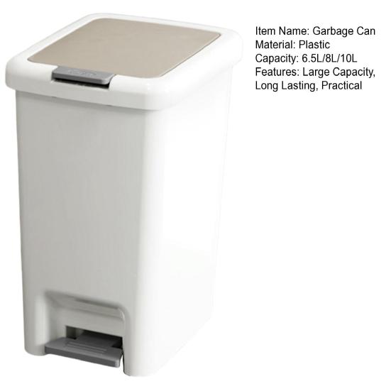 Garbage Can Durable Construction Large Capacity Wide Opening