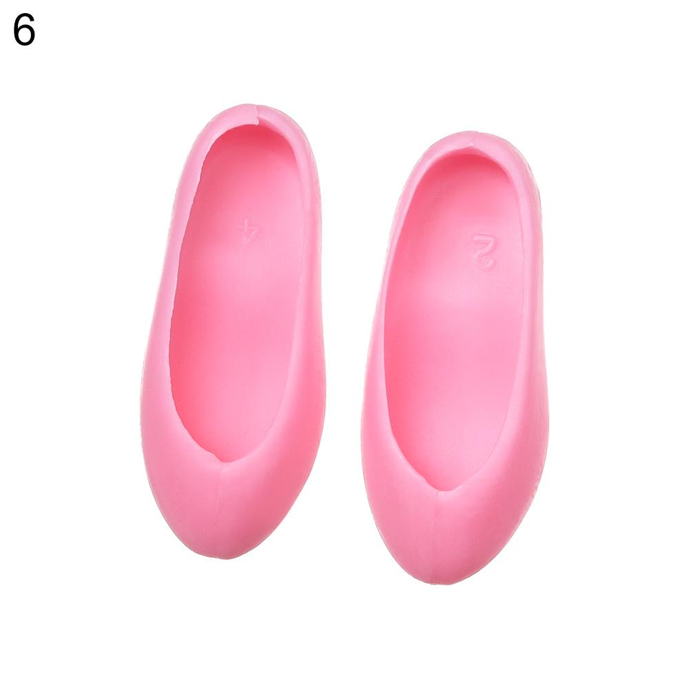 1Pair Doll Shoes Long Knees Boots High Heel Casual Sneakers Miniature Shoes For Foot Length 2 CM Dolls Clothes Accessories