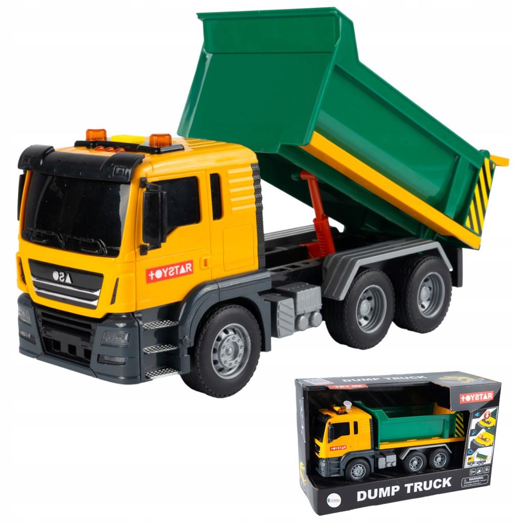 [PACZB] Car with Drive Tipper Movable Semi-trailer Light Sounds Z3167