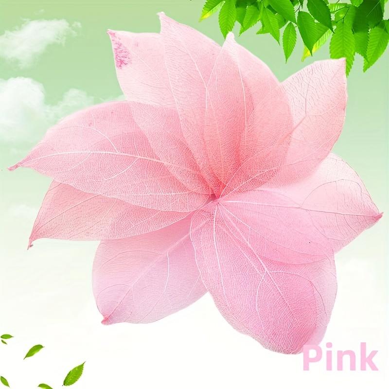 10pcs Colorful Diamond-Veined Pressed Flowers, Decorative Art Dried Flowers, DIY Handmade Materials For Making Accessories