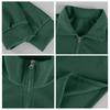 Men's Vintage Long,Sleeve Top | Zip,Up Stand Collar Stylish Casual Shirt For Daily & Outing Wear