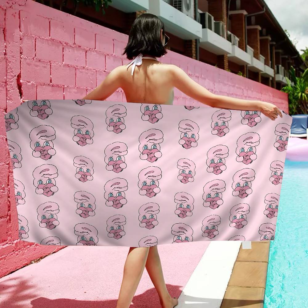 E-Esther B-Bunny Long Game Big Microfiber Beach Towels Quick Dry Towel Sand Beach Towels Pool Towel For Travel Swim Pool Yoga