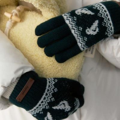 DEPOUND Holiday Knit Gloves - Green